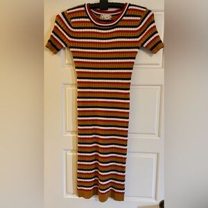 Pink Rose Bodycon Dress in medium